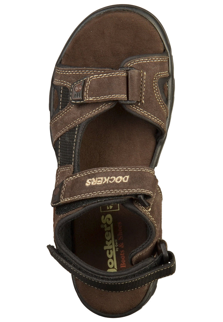 Dockers Sandalen Leder Cafe - surf4shoes