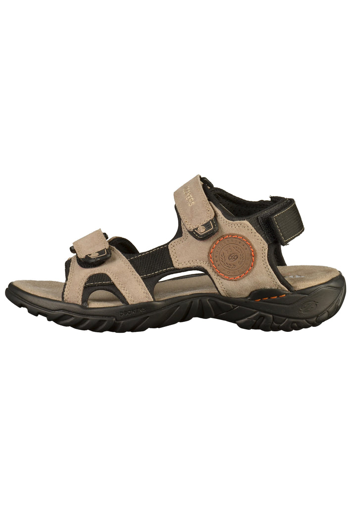 Dockers Sandalen Leder Taupe - surf4shoes