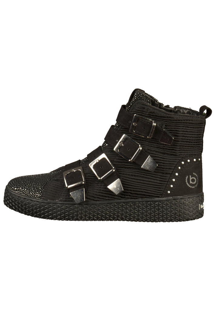 Bugatti Stiefelette Lederimitat/Textil Schwarz - surf4shoes