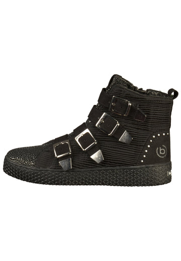 Bugatti Stiefelette Lederimitat/Textil Schwarz - surf4shoes