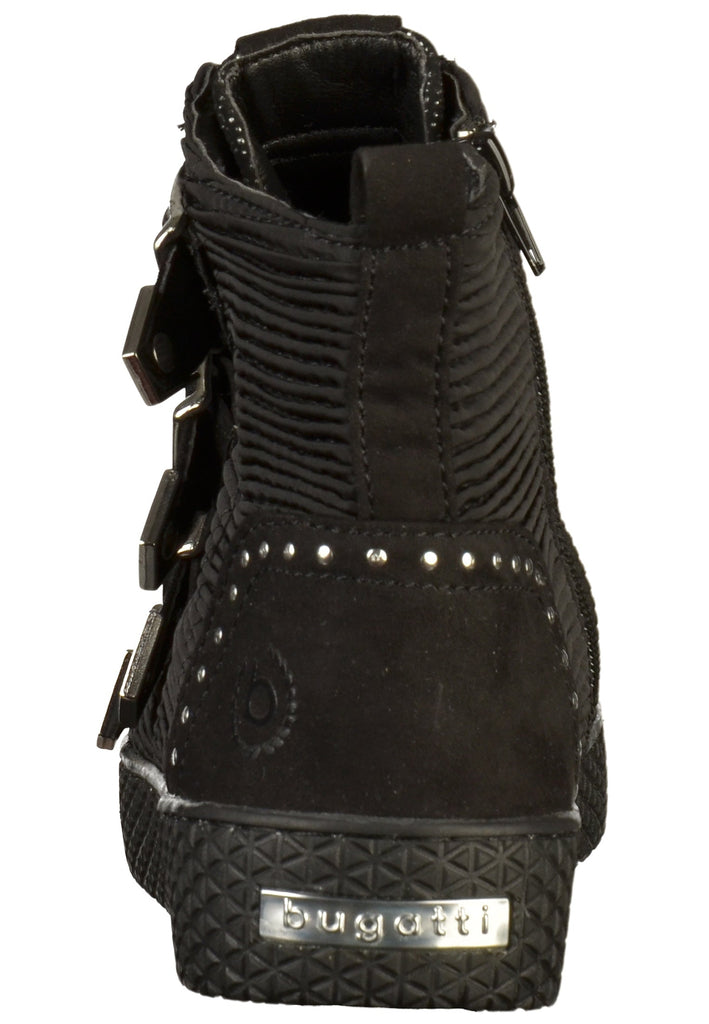 Bugatti Stiefelette Lederimitat/Textil Schwarz - surf4shoes