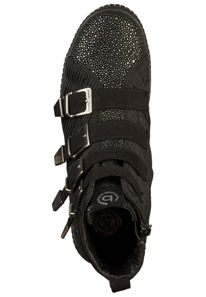 Bugatti Stiefelette Lederimitat/Textil Schwarz - surf4shoes