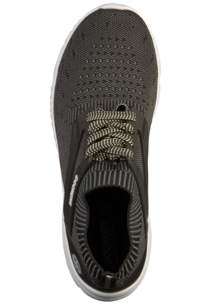 Dockers Sneaker Lederimitat/Textil Schwarz - surf4shoes