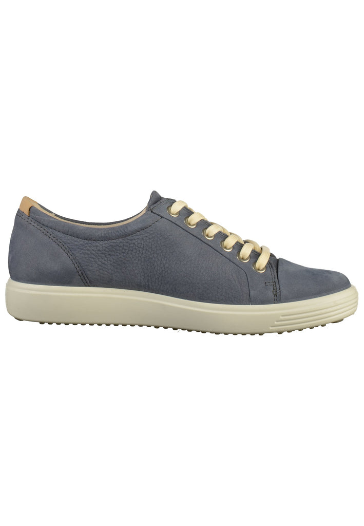 ecco Sneaker Leder Blau - surf4shoes