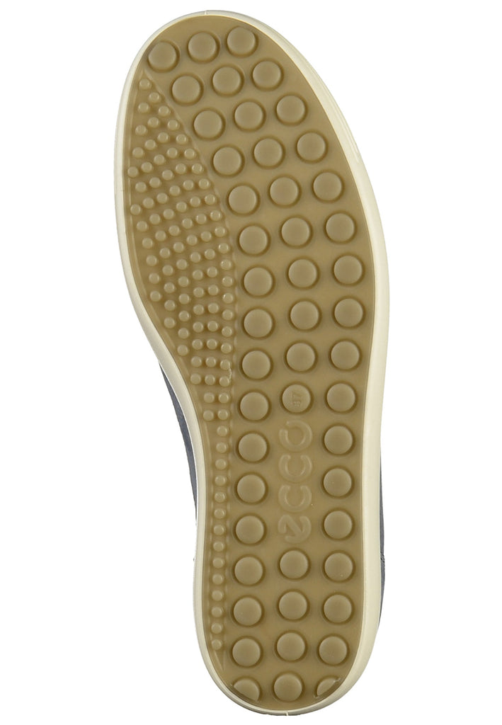 ecco Sneaker Leder Blau - surf4shoes