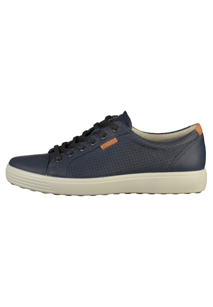 ecco Sneaker Leder Navy - surf4shoes