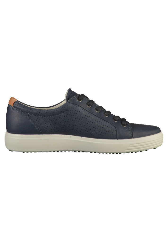 ecco Sneaker Leder Navy - surf4shoes