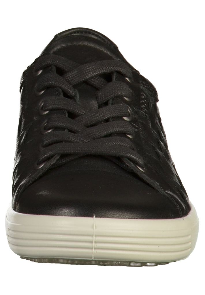 ecco Sneaker Leder Schwarz - surf4shoes