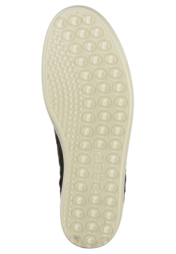 ecco Sneaker Leder Schwarz - surf4shoes