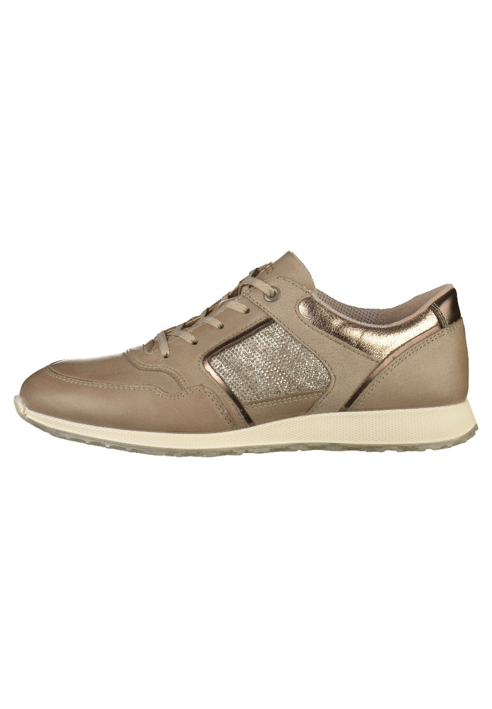 ecco Sneaker Leder Grau - surf4shoes