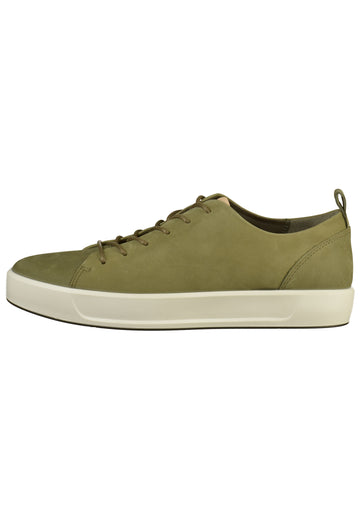 ecco Sneaker Leder Oliv - surf4shoes