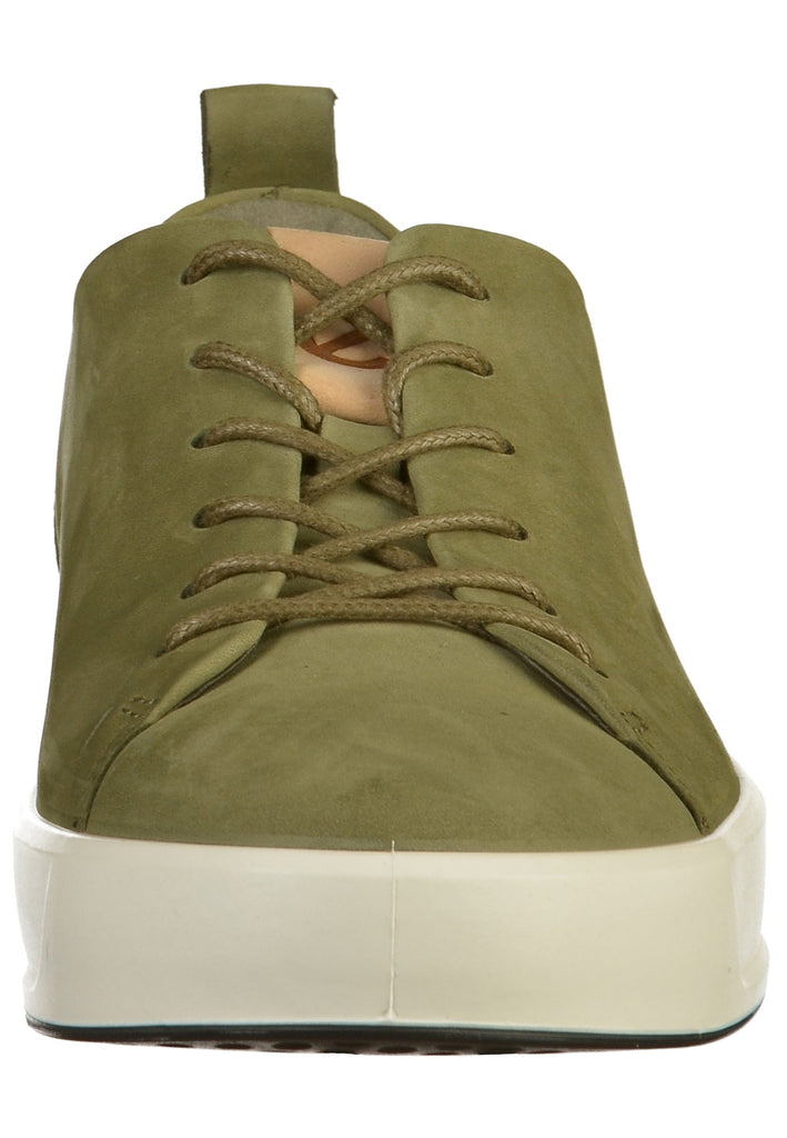 ecco Sneaker Leder Oliv - surf4shoes
