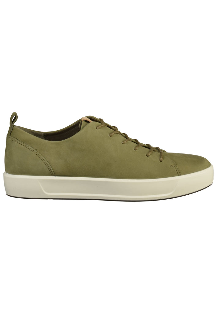 ecco Sneaker Leder Oliv - surf4shoes