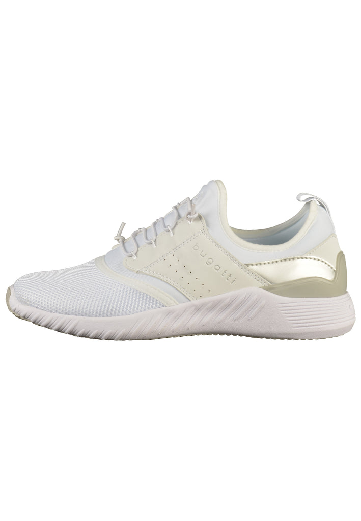 Bugatti Sneaker Lederimitat/Textil Weiß - surf4shoes