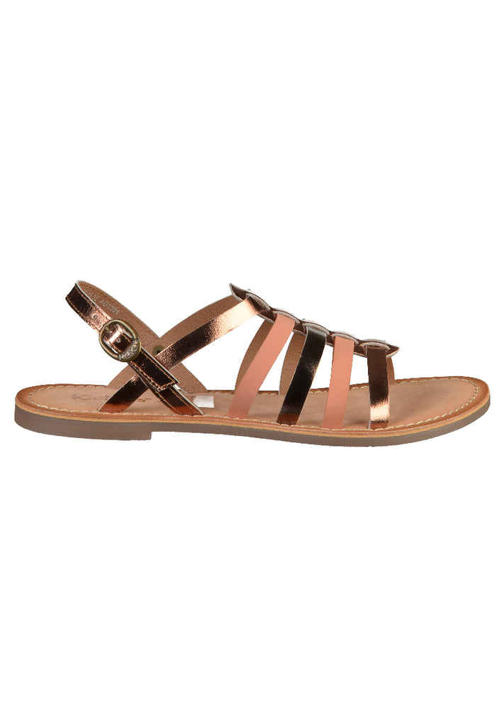 Kickers Sandalen Leder Bronze - surf4shoes