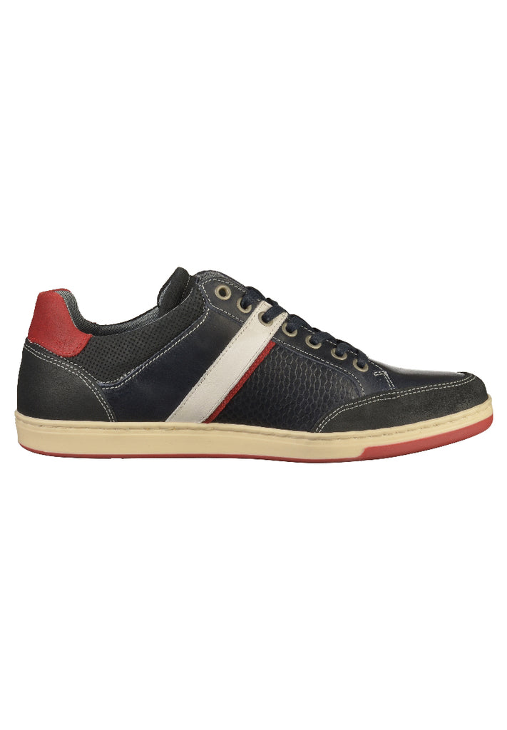 Mustang Sneaker Leder Navy - surf4shoes