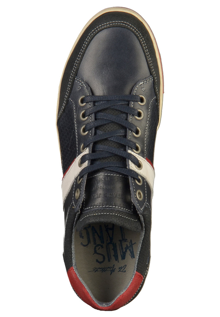 Mustang Sneaker Leder Navy - surf4shoes