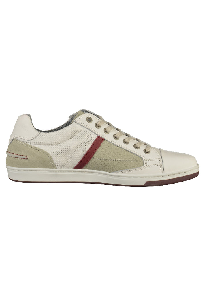 Mustang Sneaker Leder Weiß - surf4shoes