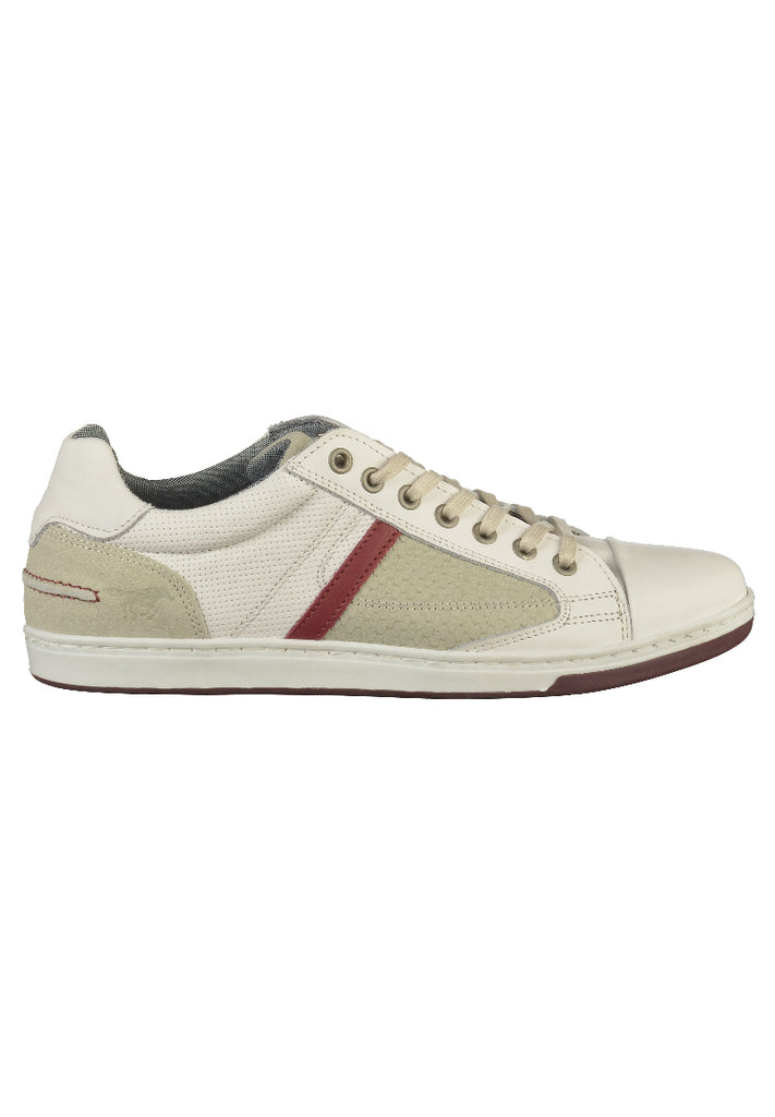 Mustang Sneaker Leder Weiß - surf4shoes
