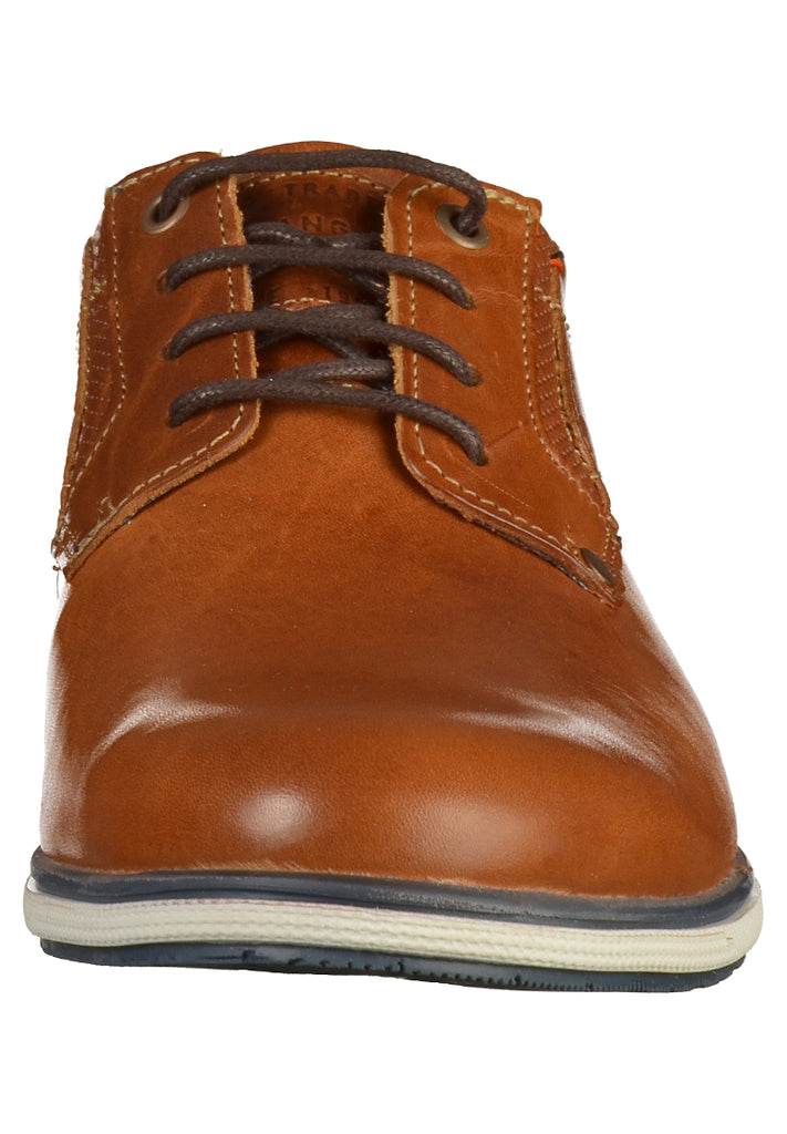 Mustang Halbschuhe Leder Braun - surf4shoes