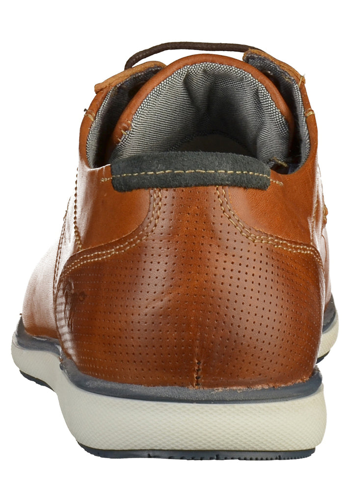 Mustang Halbschuhe Leder Braun - surf4shoes