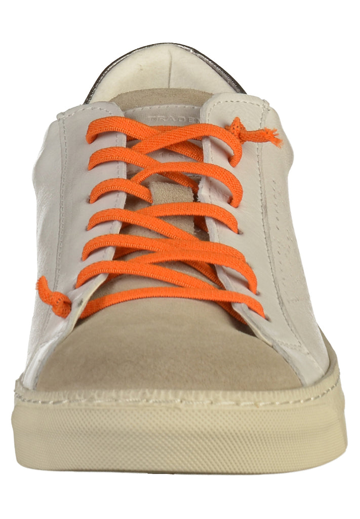 Mustang Sneaker Leder Beige/Weiß - surf4shoes