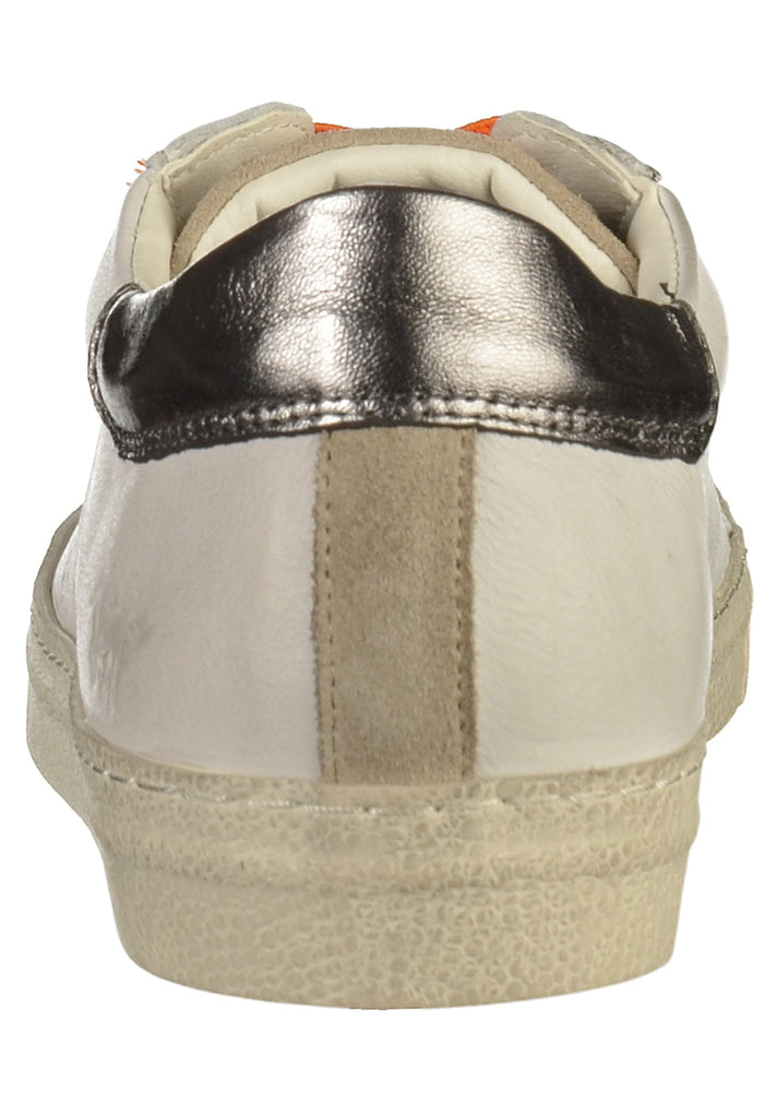 Mustang Sneaker Leder Beige/Weiß - surf4shoes