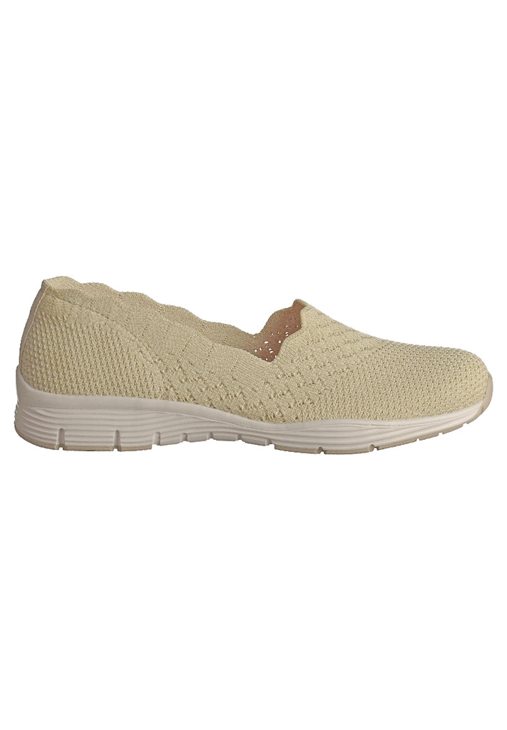 Skechers Slipper Textil Natur - surf4shoes
