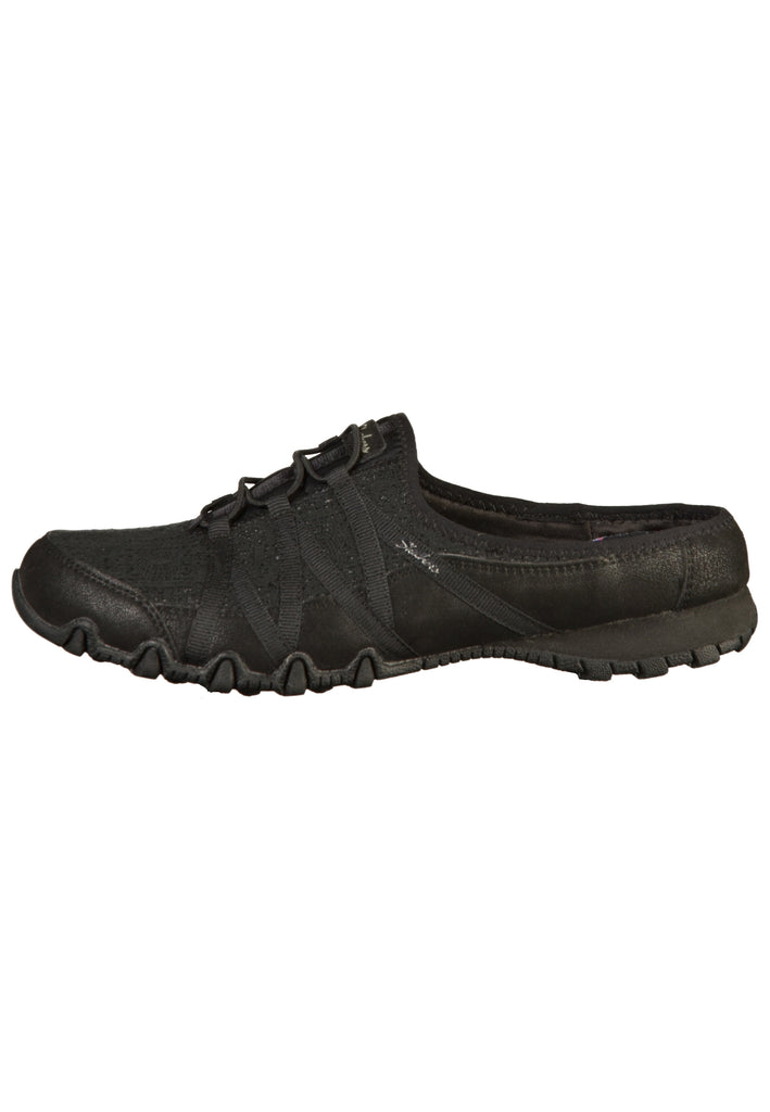 Skechers Pantoletten Textil Schwarz - surf4shoes