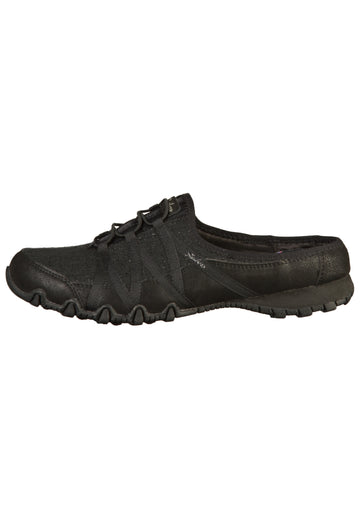 Skechers Pantoletten Textil Schwarz - surf4shoes