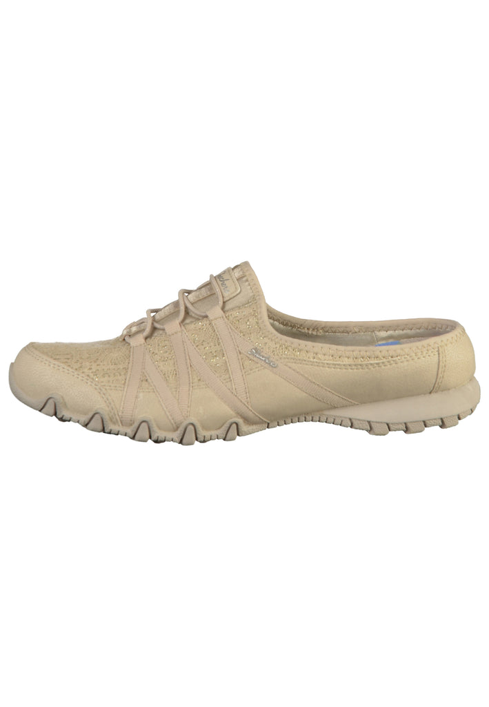 Skechers Pantoletten Textil Natural - surf4shoes