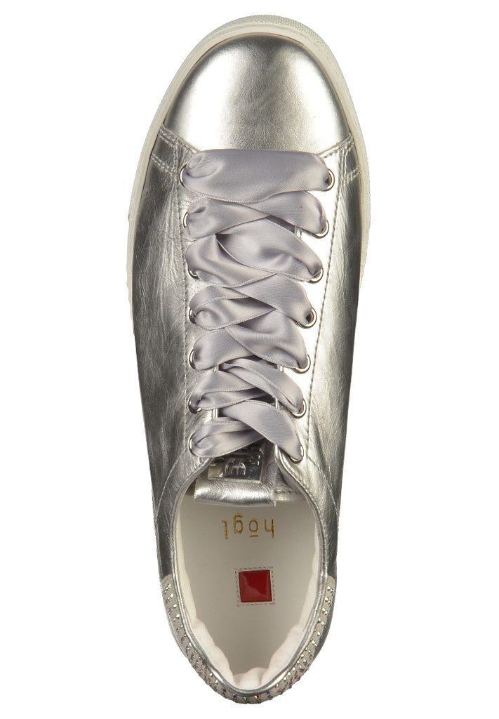Högl Sneaker Leder Silber - surf4shoes