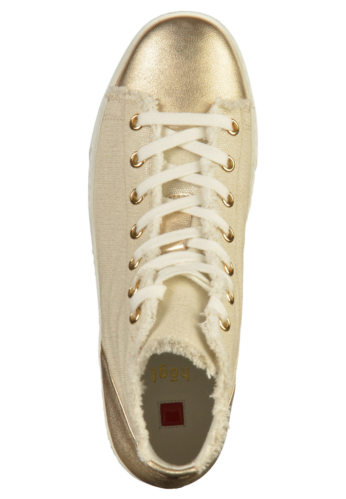 Högl Sneaker Leder/Textil Gold - surf4shoes