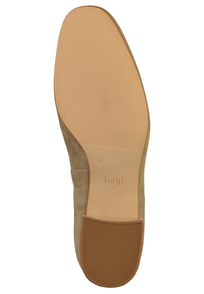 Högl Slipper Veloursleder Khaki - surf4shoes