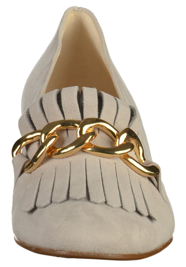 Högl Slipper Veloursleder Hellgrau - surf4shoes