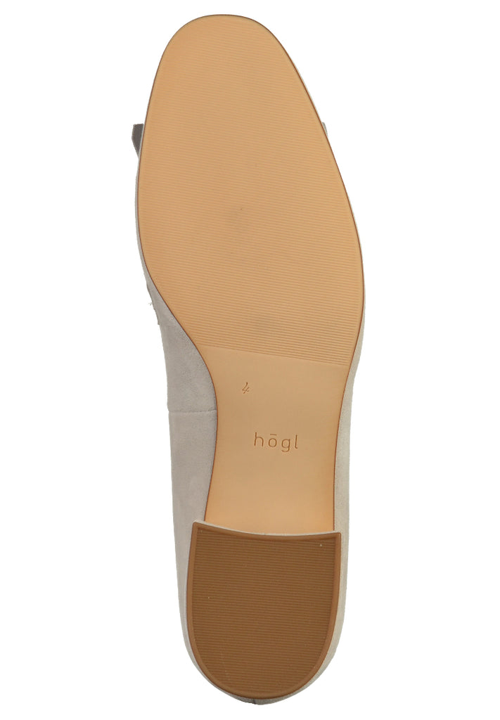 Högl Slipper Veloursleder Hellgrau - surf4shoes