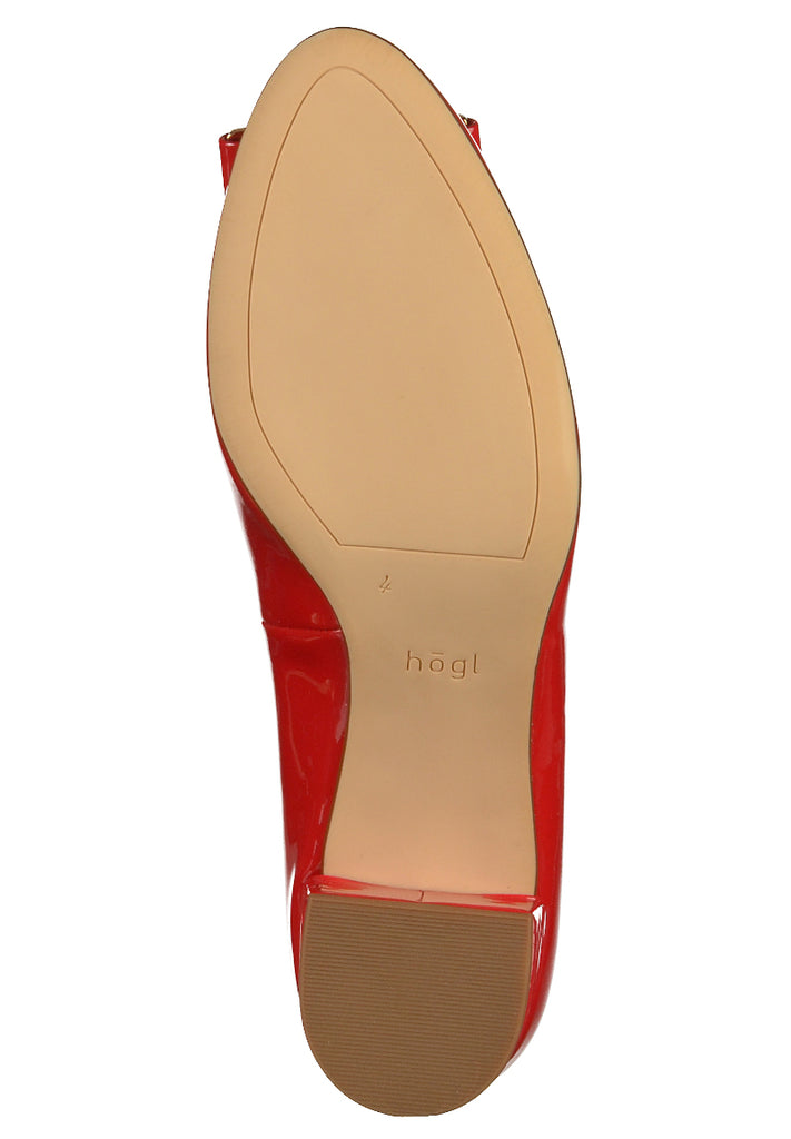 Högl Pumps Leder Rot - surf4shoes
