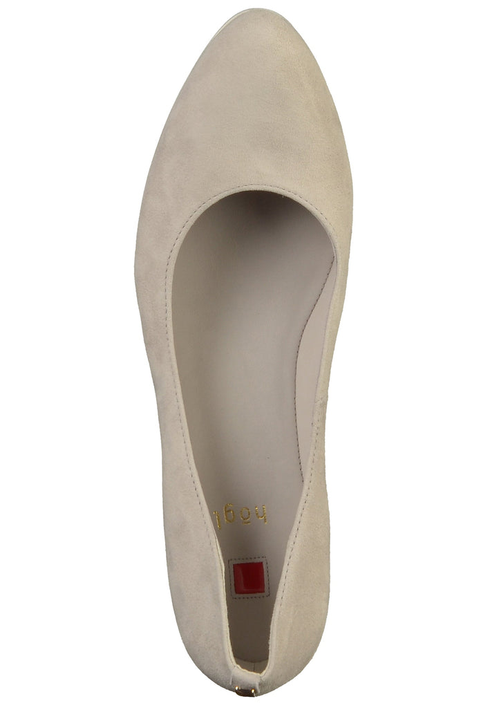 Högl Pumps Leder Hellgrau - surf4shoes