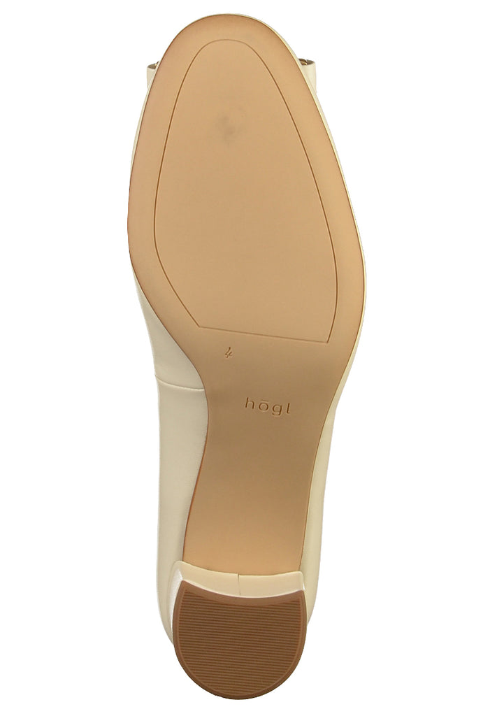 Högl Pumps Leder Ivory - surf4shoes