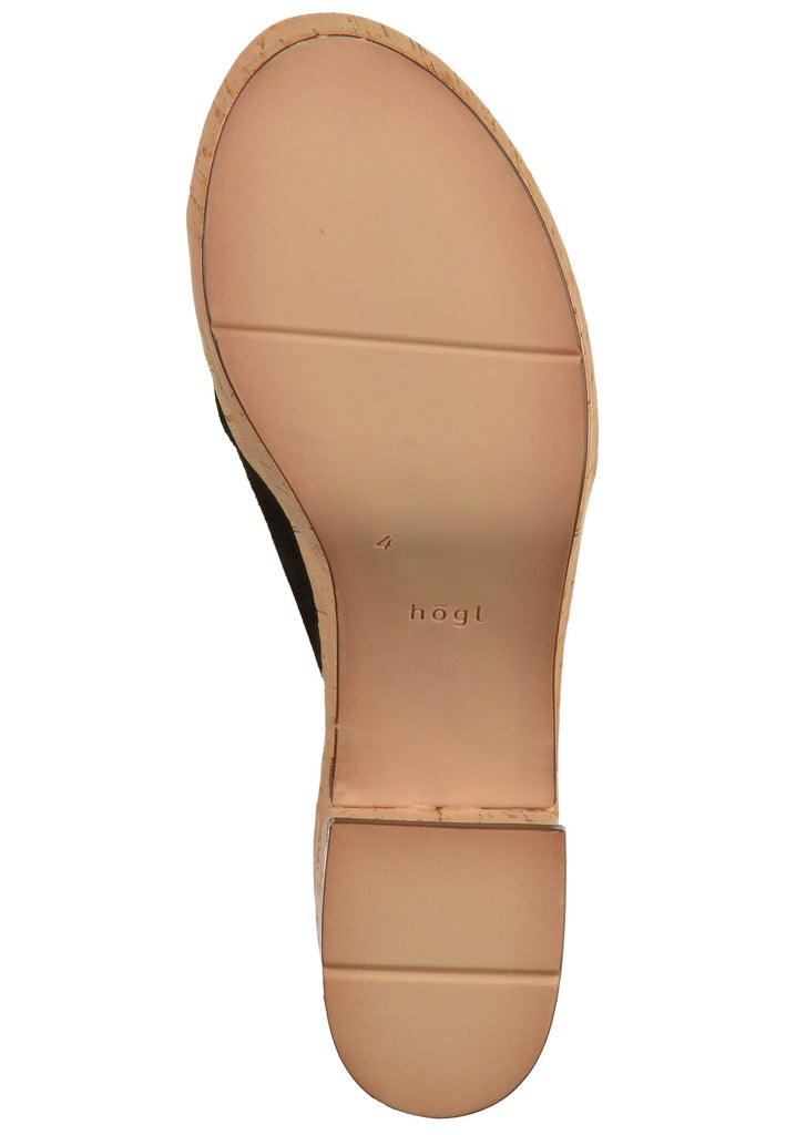 Högl Sandalen Nubukleder Schwarz - surf4shoes