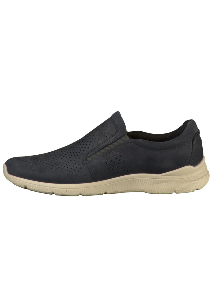 ecco Slipper Leder Navy - surf4shoes