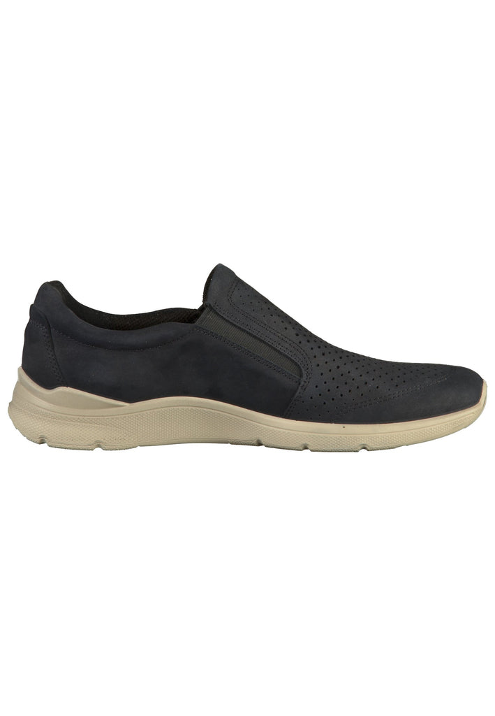 ecco Slipper Leder Navy - surf4shoes