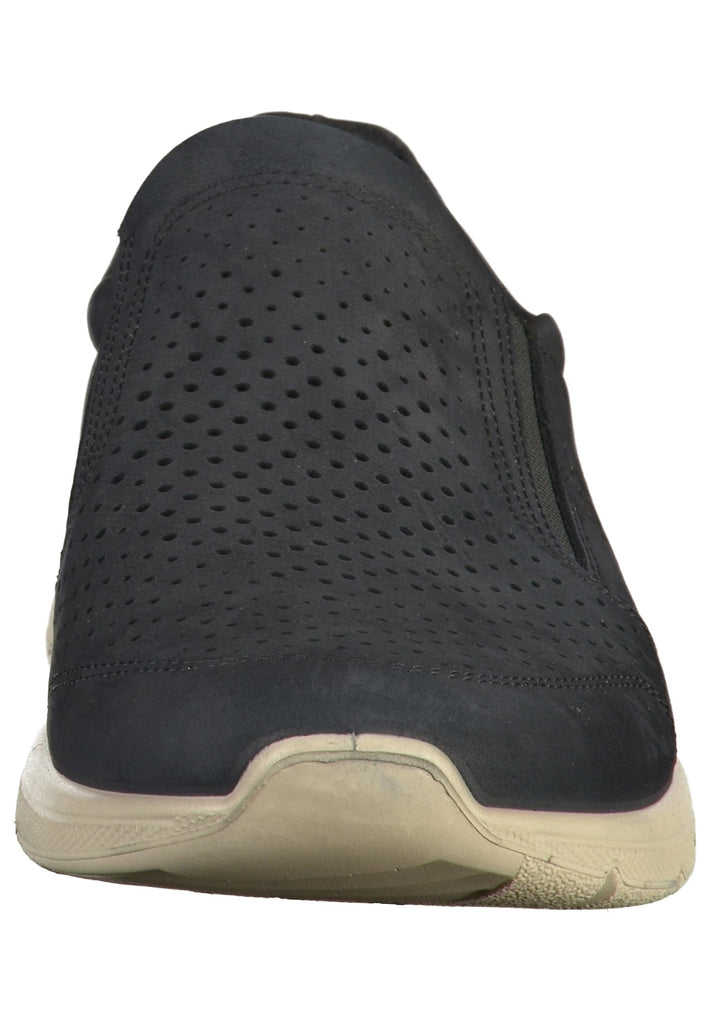 ecco Slipper Leder Navy - surf4shoes