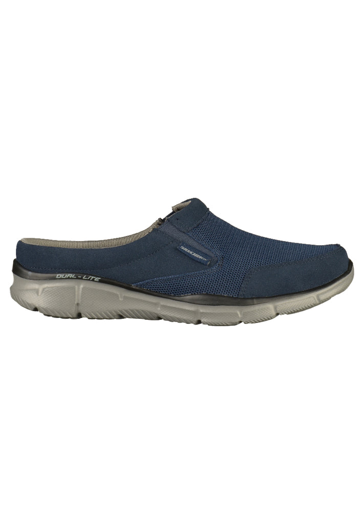 Skechers Slipper Leder/Mesh Navy - surf4shoes