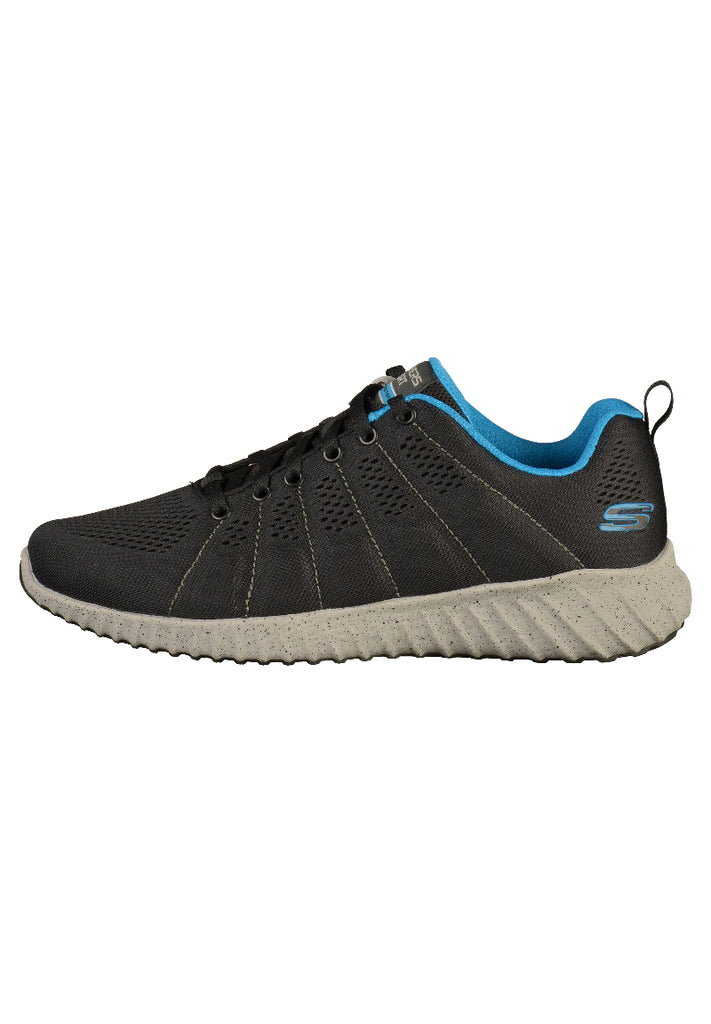 Skechers Sneaker Textil Schwarz/Blau - surf4shoes