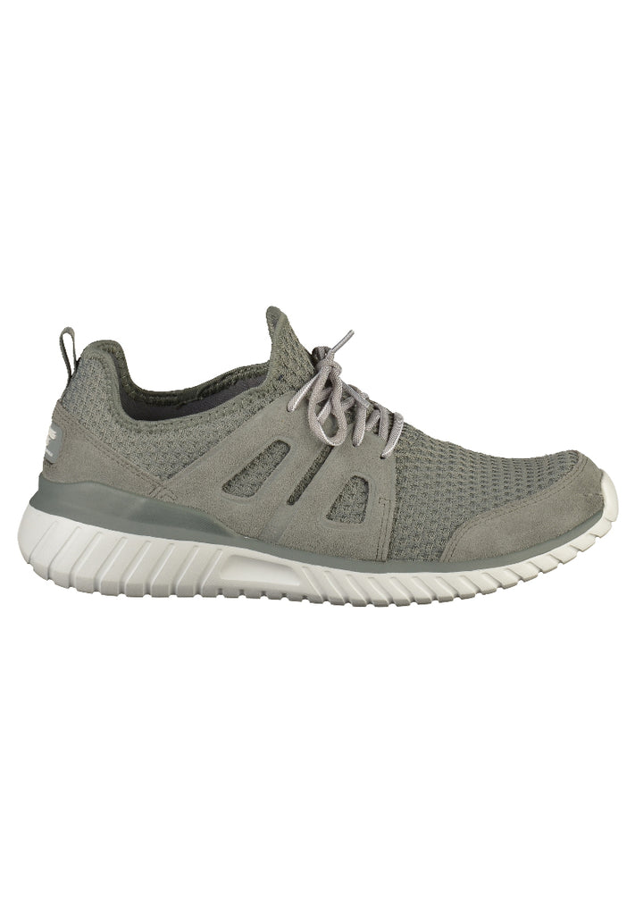 Skechers Sneaker Leder/Mesh Grau - surf4shoes
