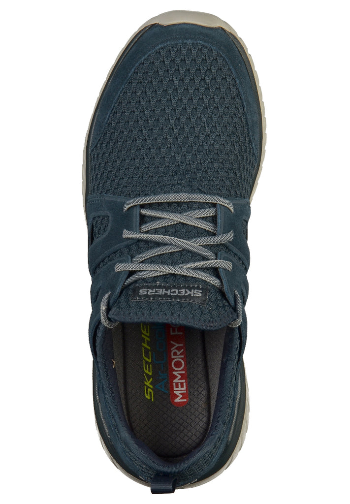Skechers Sneaker Leder/Mesh Navy - surf4shoes