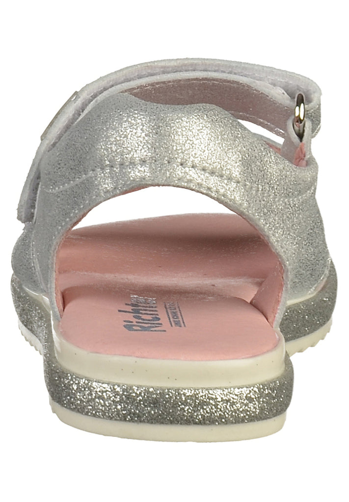 Richter Sandalen Leder Silber - surf4shoes