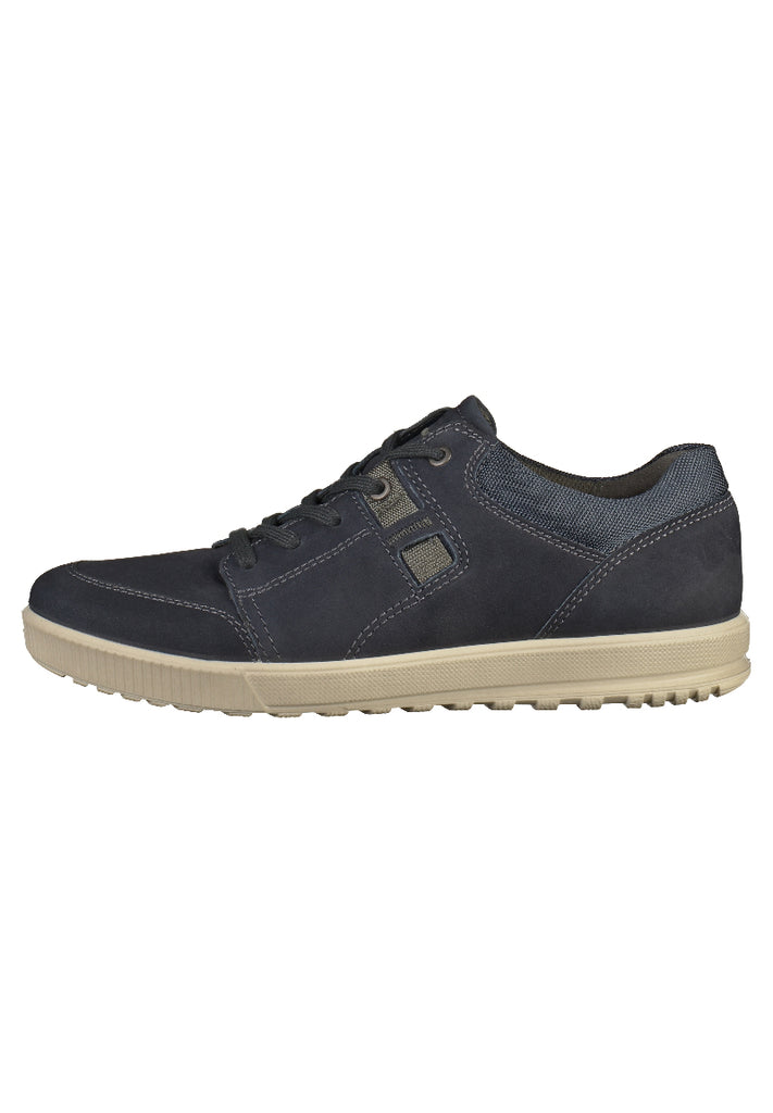 ecco Sneaker Leder Navy - surf4shoes