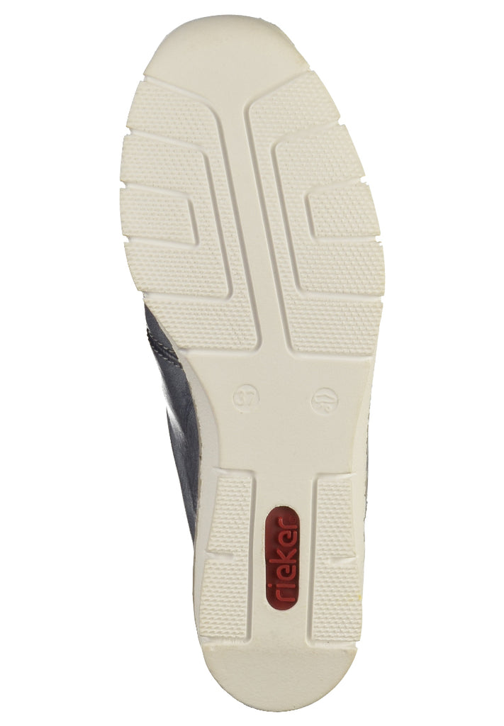 Rieker Sneaker Lederimitat Blau - surf4shoes